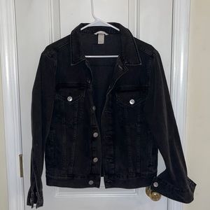 Black Denim Jacket, US 4